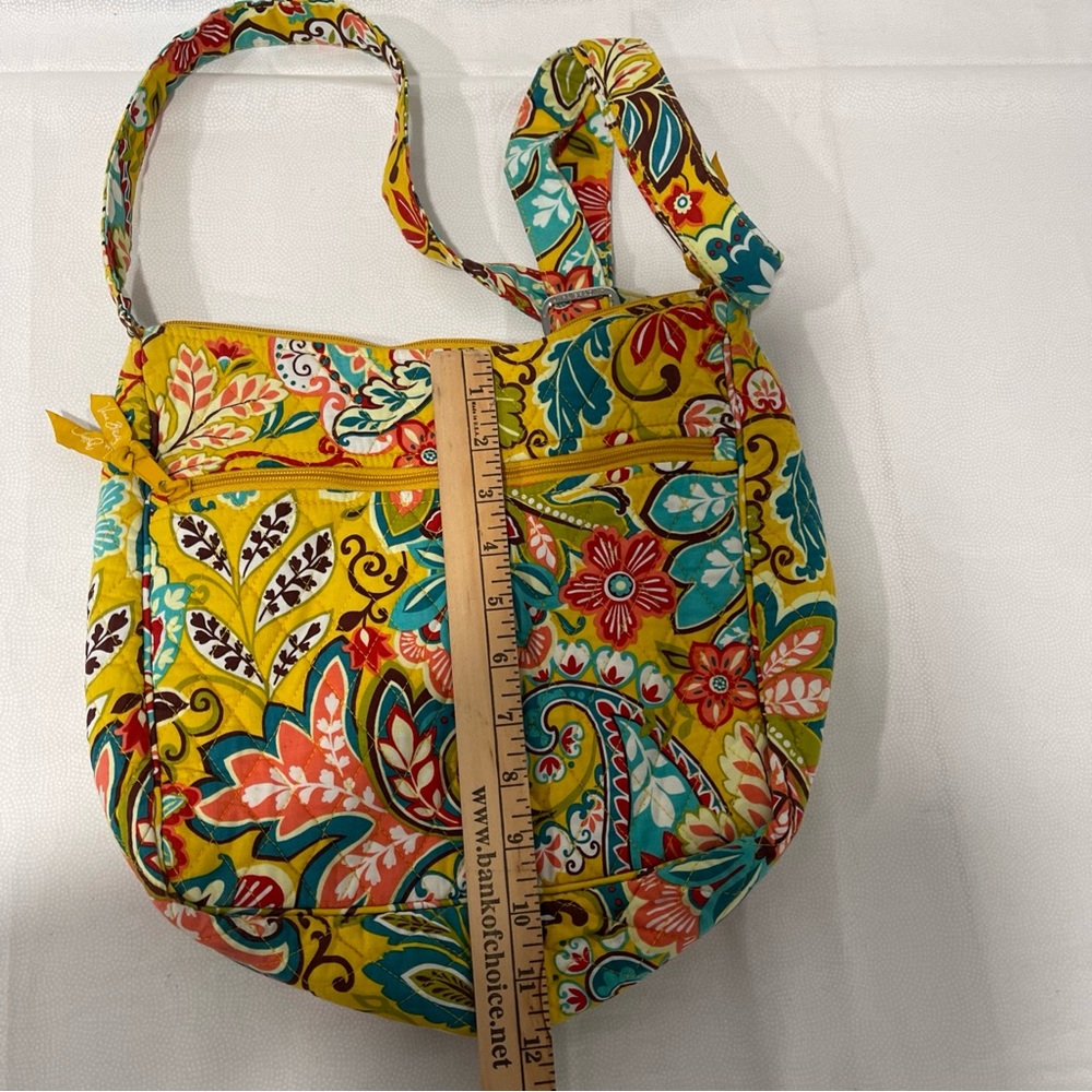 Vera Bradley Small Quilted Colorful Tote Bag With Pretty Floral Pattern - Picture 11 of 11